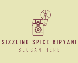 Retro Photography Camera logo design