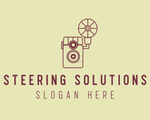 Retro Photography Camera logo design