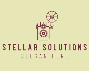 Retro Photography Camera logo design