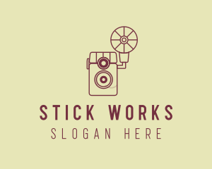 Retro Photography Camera logo design