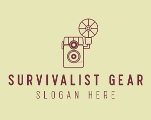 Retro Photography Camera logo design