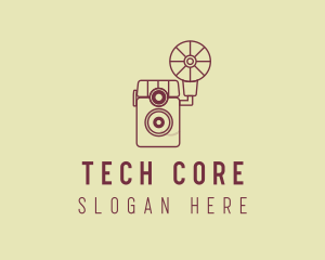 Retro Photography Camera logo design