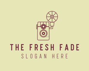 Retro Photography Camera logo design