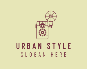 Retro Photography Camera logo design