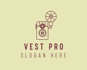 Retro Photography Camera logo design