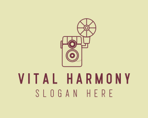 Retro Photography Camera logo design