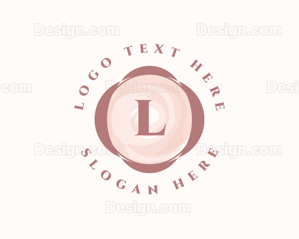 Watercolor Round Feminine Logo