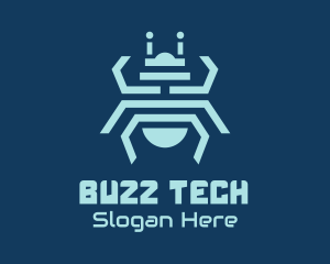 Tech Bug Insect logo