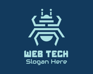 Tech Bug Insect logo design