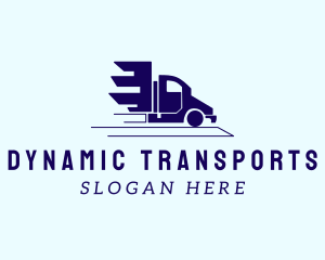 Fast Freight Truck  logo design