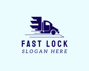 Fast Freight Truck  logo design