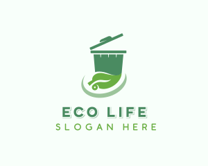 Eco Garbage Sanitation logo design