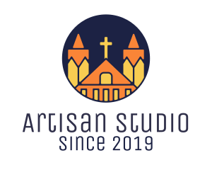 Cross Church Monastery logo design