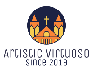 Cross Church Monastery logo design