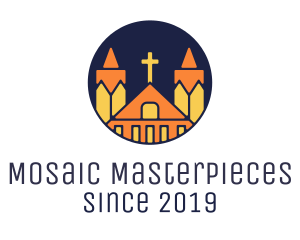 Cross Church Monastery logo design