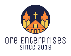 Cross Church Monastery logo design