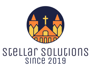 Cross Church Monastery logo design