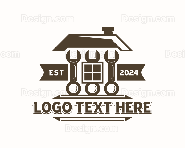 Renovation Tools Repair Logo