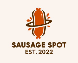 Sausage Planet Street Food  logo design