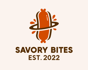 Sausage Planet Street Food  logo design