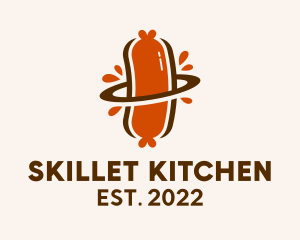 Sausage Planet Street Food  logo design