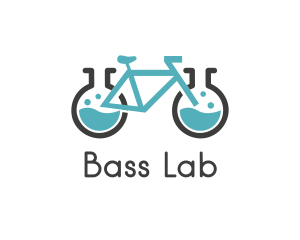 Science Laboratory Bicycle logo design