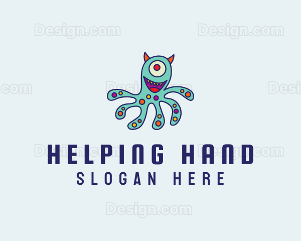 Mutant Octopus Alien Logo