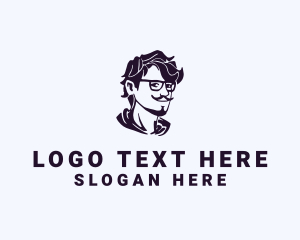 Man Eyeglass Fashion Accessory Logo