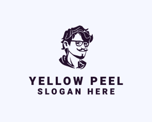 Man Eyeglass Fashion Accessory logo design