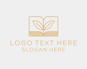 Education - Leaf Book Education logo design