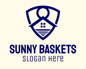 Sunny Real Estate Badge logo design