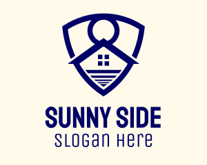 Sunny Real Estate Badge logo design