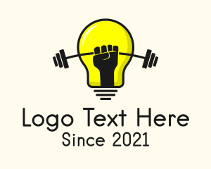 Weightlifting Hand Bulb logo