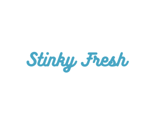 Minimalist Fresh Script logo design