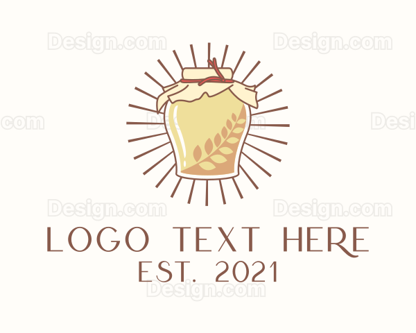 Healthy Kombucha Jar Logo