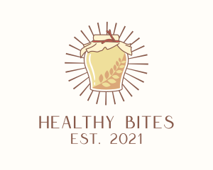 Healthy Kombucha Jar  logo design