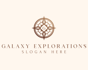 Elegant Compass Travel logo design