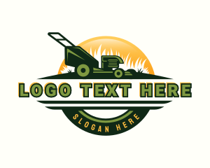 Lawn Mower Grass logo