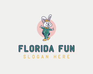 Bunny Rabbit Celebration logo design