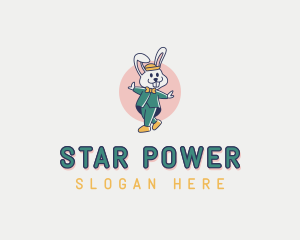 Bunny Rabbit Celebration logo design