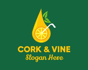 Citrus Fruit Drink logo design