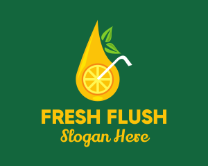 Citrus Fruit Drink logo design