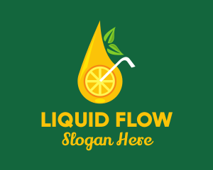 Citrus Fruit Drink logo design