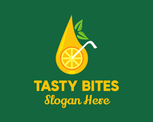 Citrus Fruit Drink logo design