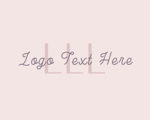 Feminine Beauty Handwritten logo