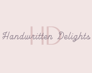 Feminine Beauty Handwritten logo design