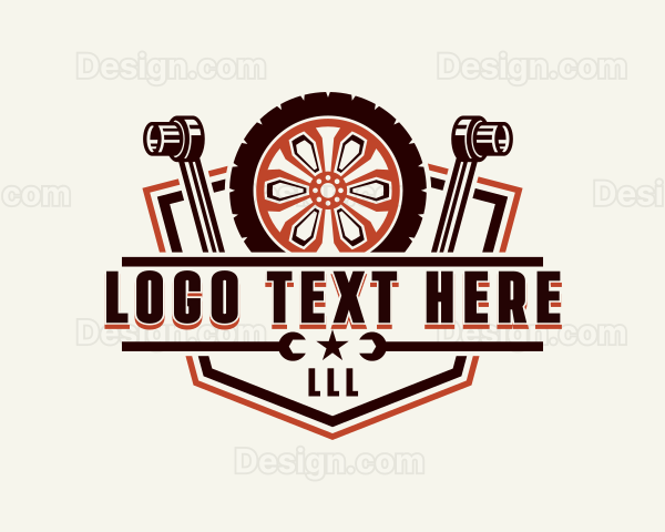 Wrench Automotive Mechanic Logo