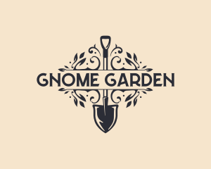 Gardening Lawn Shovel logo design