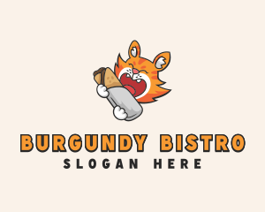 Burito Fox Cafeteria logo design