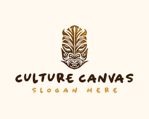 Cultural Tribal Mask logo